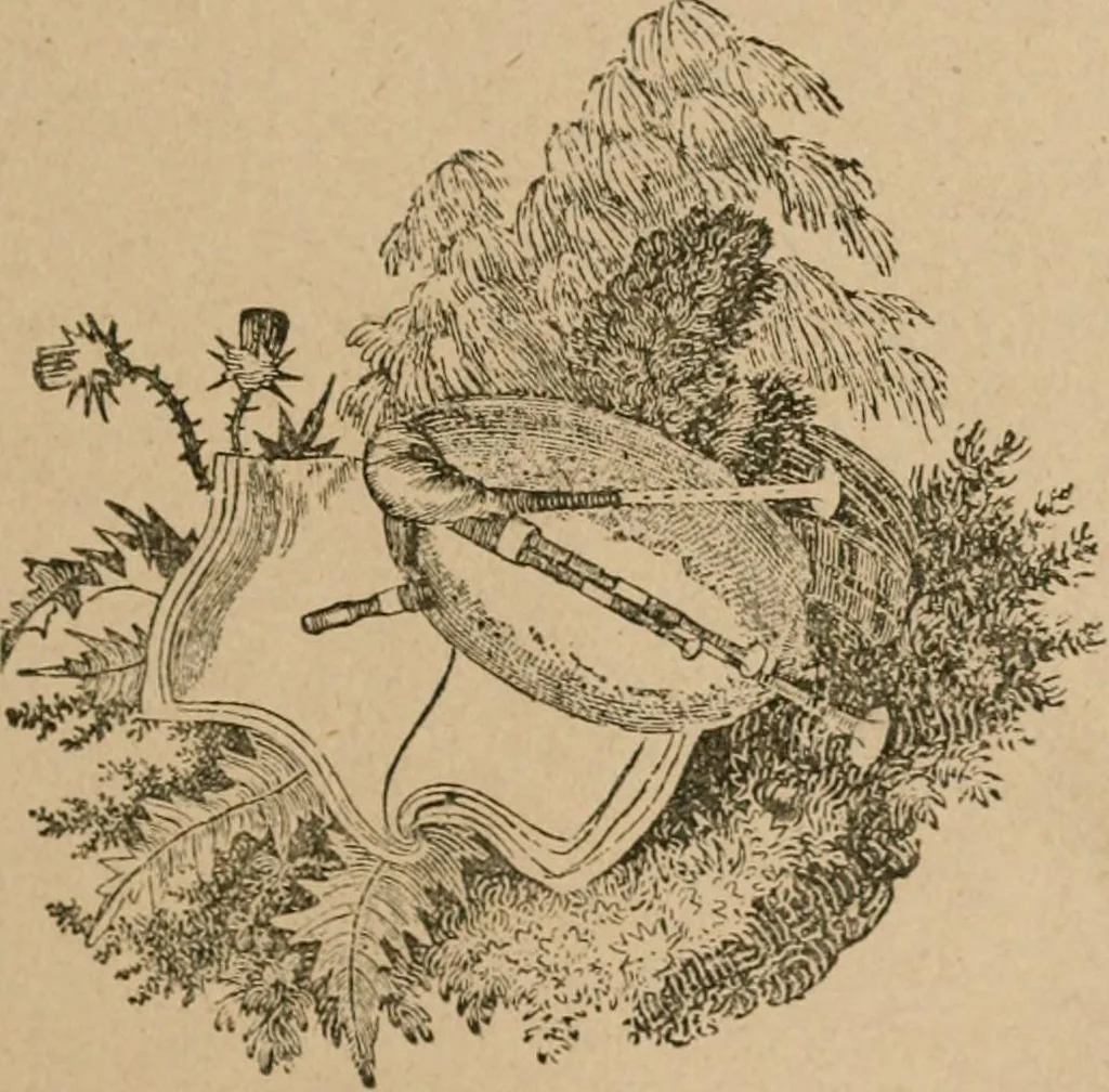 An illustration from The life and times of James Catnach : (late of Seven Dials), ballad monger, 1878, leaf 42