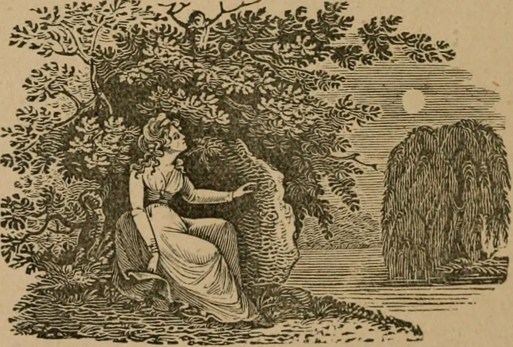 An illustration from The life and times of James Catnach : (late of Seven Dials), ballad monger, 1878, leaf 443