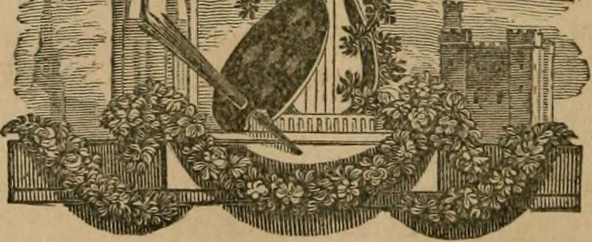 An illustration from The life and times of James Catnach : (late of Seven Dials), ballad monger, 1878, leaf 455