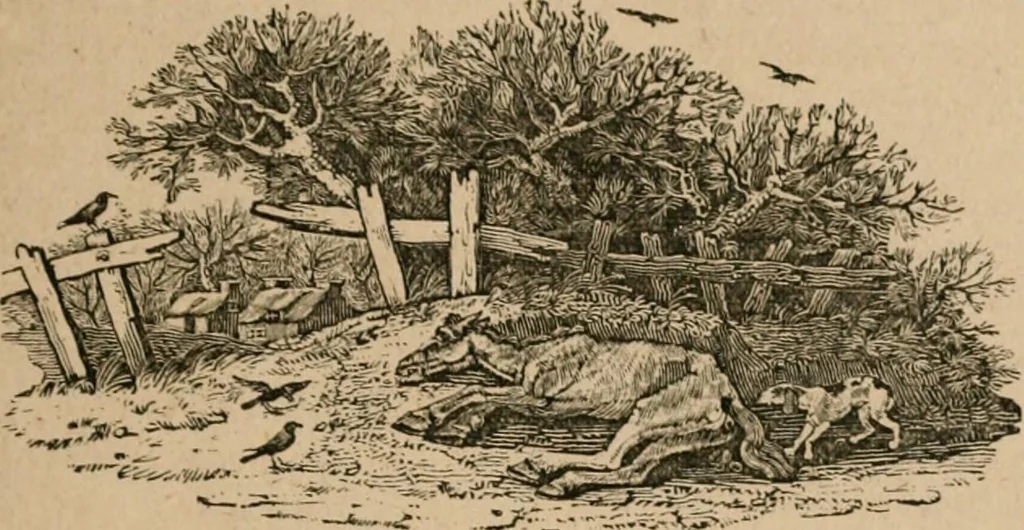 An illustration from The life and times of James Catnach : (late of Seven Dials), ballad monger, 1878, leaf 48