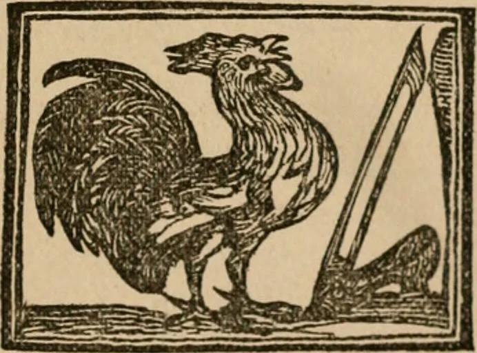 An illustration from The life and times of James Catnach : (late of Seven Dials), ballad monger, 1878, leaf 74