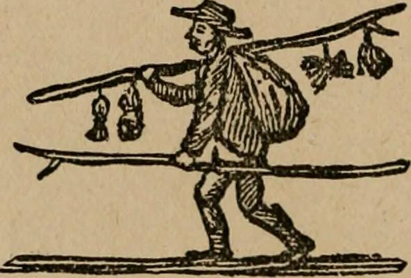 An illustration from The life and times of James Catnach : (late of Seven Dials), ballad monger, 1878, leaf 81