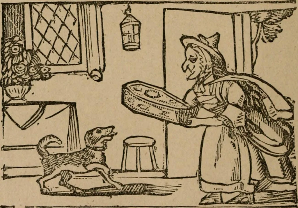 An illustration from The life and times of James Catnach : (late of Seven Dials), ballad monger, 1878, leaf 89