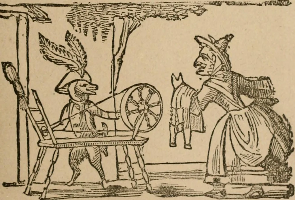 An illustration from The life and times of James Catnach : (late of Seven Dials), ballad monger, 1878, leaf 90