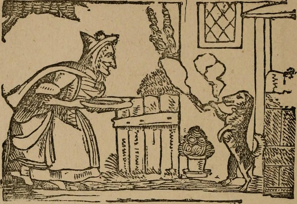 An illustration from The life and times of James Catnach : (late of Seven Dials), ballad monger, 1878, leaf 91