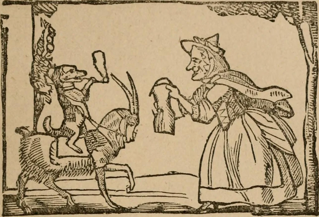 An illustration from The life and times of James Catnach : (late of Seven Dials), ballad monger, 1878, leaf 92