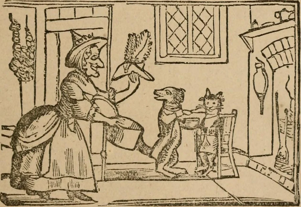 An illustration from The life and times of James Catnach : (late of Seven Dials), ballad monger, 1878, leaf 92