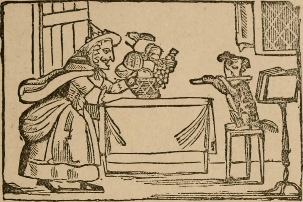 An illustration from The life and times of James Catnach : (late of Seven Dials), ballad monger, 1878, leaf 94
