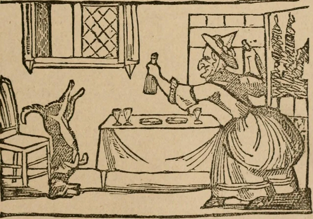 An illustration from The life and times of James Catnach : (late of Seven Dials), ballad monger, 1878, leaf 94