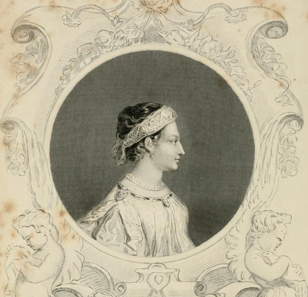 An illustration from Life and times of Petrarch. With notices of Boccacio and his illustrious contemporaries, 1843, leaf 11