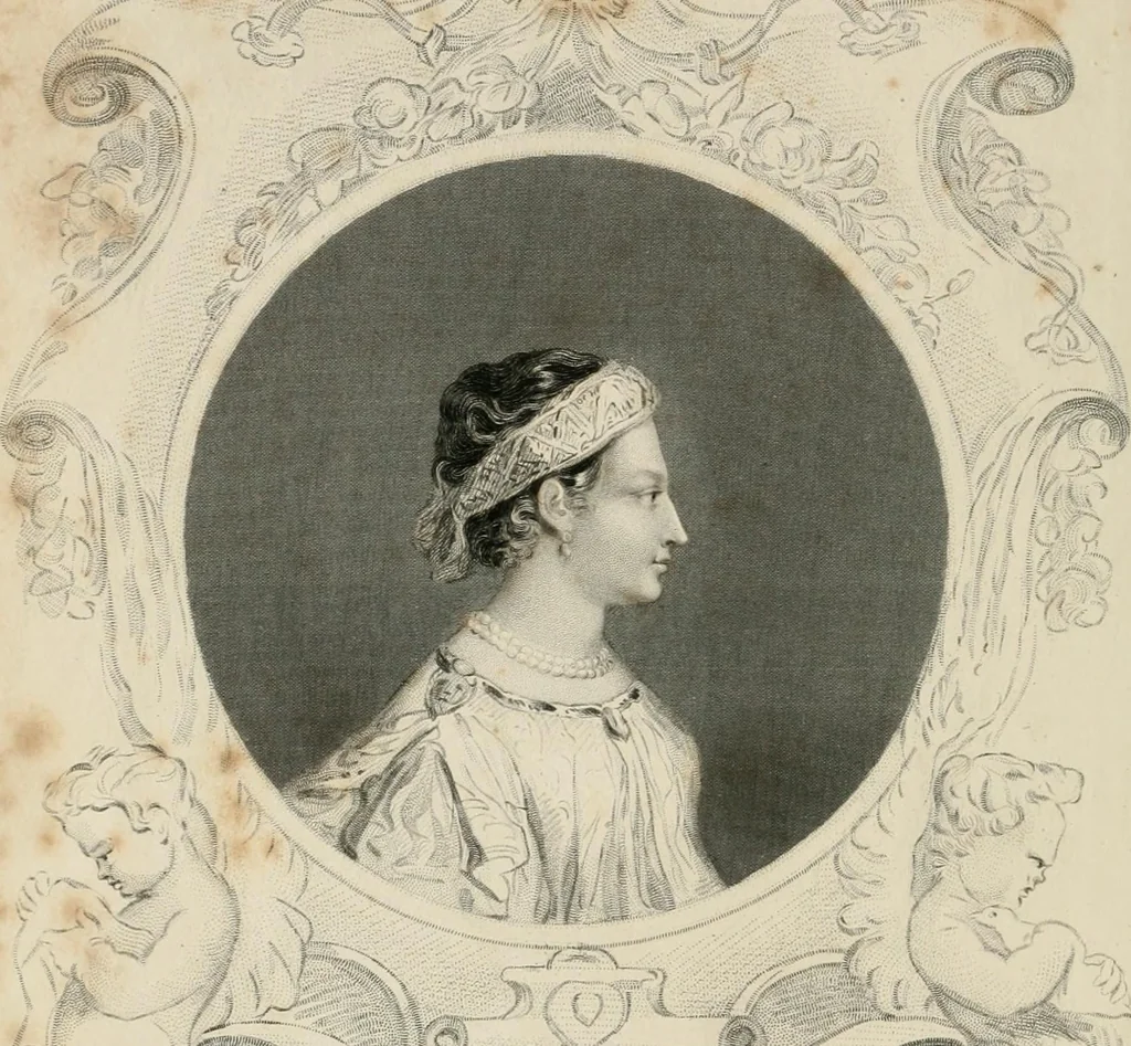 An illustration from Life and times of Petrarch. With notices of Boccacio and his illustrious contemporaries, 1843, leaf 11