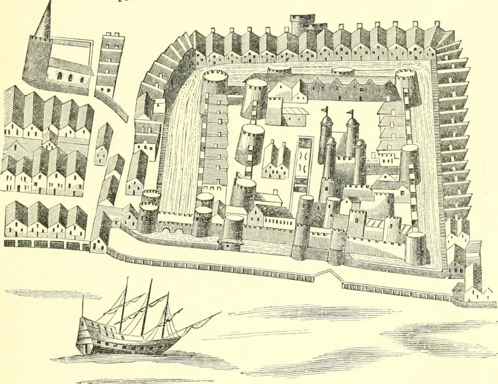 An illustration from The life, times, and scientific labours of the second Marquis of Worcester : to which is added a reprint of his Century of inventions, 1663, with a commentary thereon, 1865, leaf 244