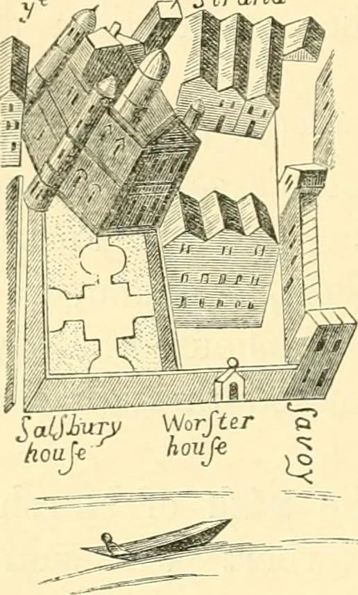 An illustration from The life, times, and scientific labours of the second Marquis of Worcester : to which is added a reprint of his Century of inventions, 1663, with a commentary thereon, 1865, leaf 39