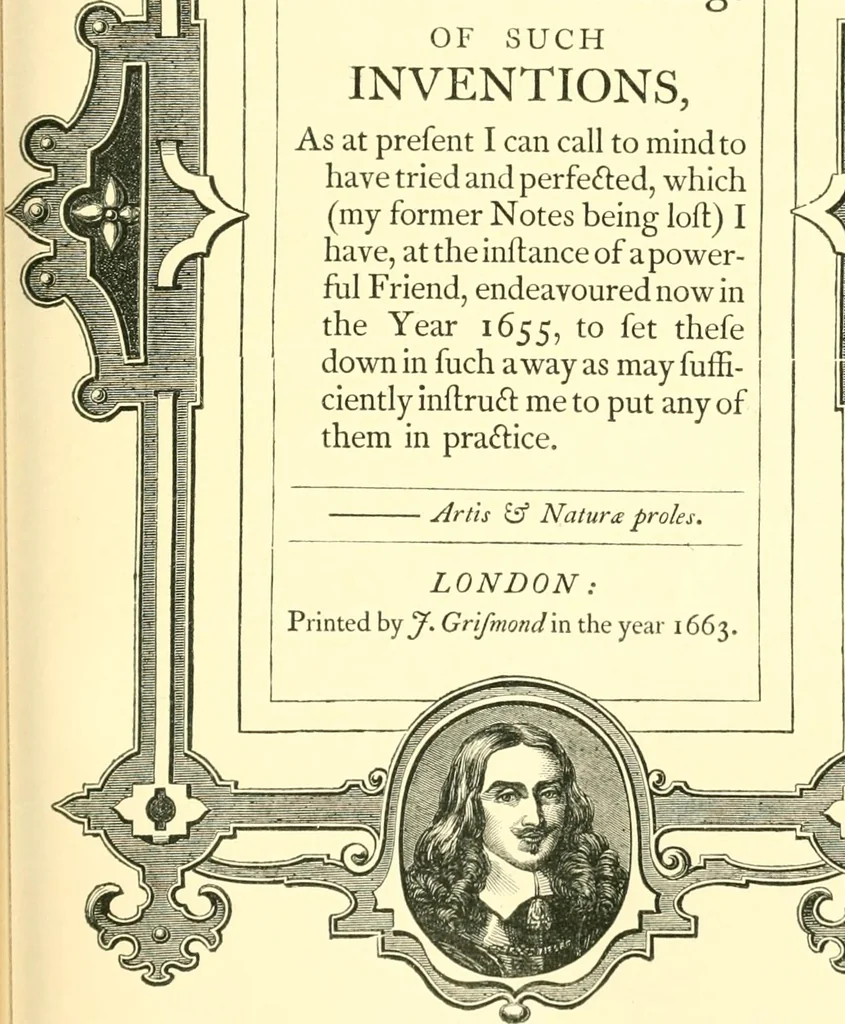 An illustration from The life, times, and scientific labours of the second Marquis of Worcester : to which is added a reprint of his Century of inventions, 1663, with a commentary thereon, 1865, leaf 410