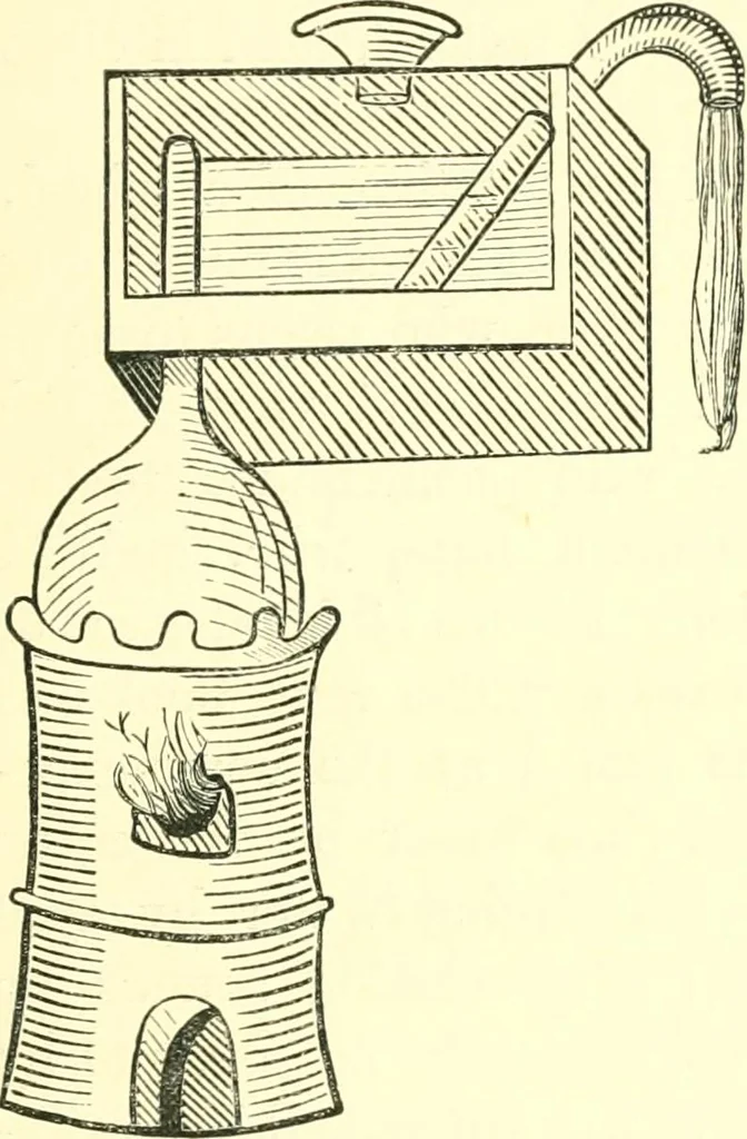 An illustration from The life, times, and scientific labours of the second Marquis of Worcester : to which is added a reprint of his Century of inventions, 1663, with a commentary thereon, 1865, leaf 574