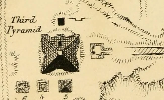 An illustration from Life and work at the Great Pyramid during the months of January, February, March, and April, A.D. 1865 : with a discussion of the facts ascertained, 1867, leaf 23