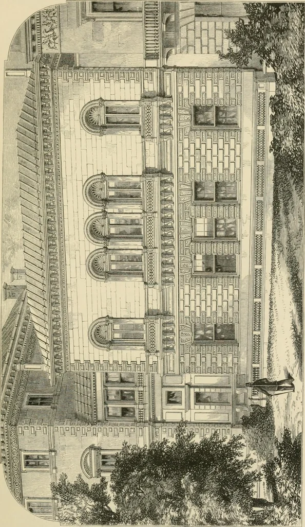 An illustration from The life and works of Sir Charles Barry, R.A., F.R.S., &c. &c., 1867, leaf 106