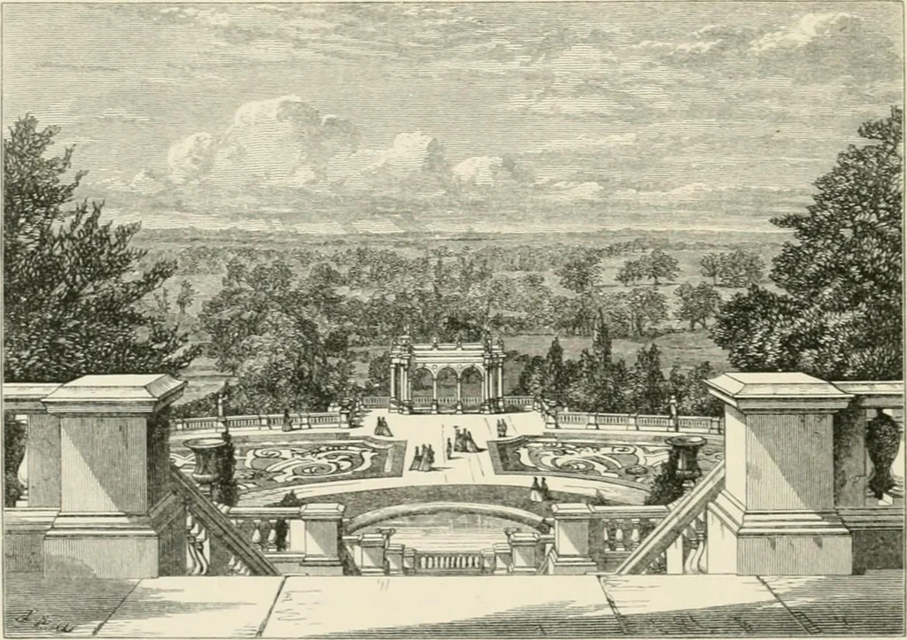 An illustration from The life and works of Sir Charles Barry, R.A., F.R.S., &c. &c., 1867, leaf 171