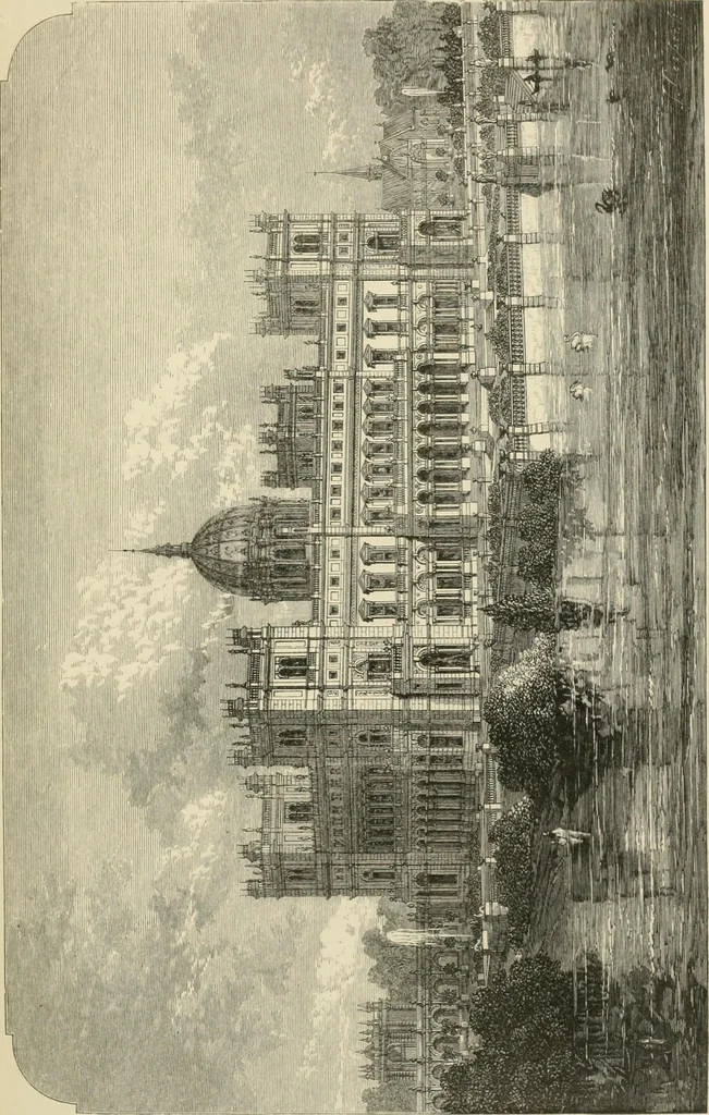 An illustration from The life and works of Sir Charles Barry, R.A., F.R.S., &c. &c., 1867, leaf 354