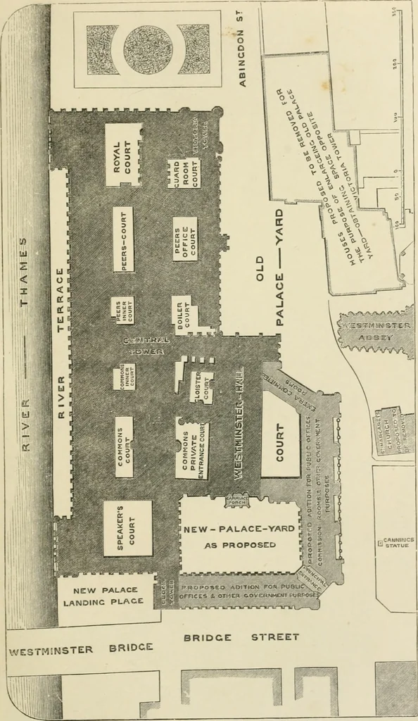 An illustration from The life and works of Sir Charles Barry, R.A., F.R.S., &c. &c., 1867, leaf 382