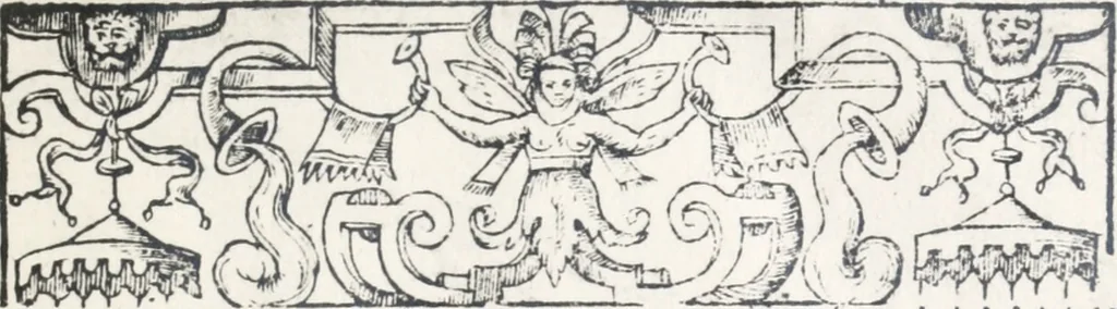 An illustration from A light bondell of liuly discourses called Churchyardes charge, presented as a Newe yeres gifte to the right honourable, the Earle of Surrie .., 1580, leaf 4