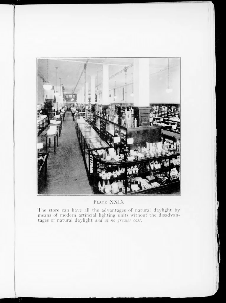 An illustration from Light and color in advertising and merchandising [microform], 1923, leaf 174