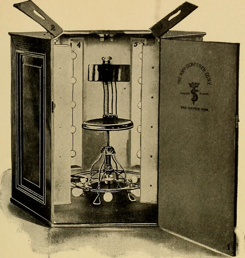 An illustration from Light energy, its physics, physiological action and therapeutic applications, 1904, leaf 436