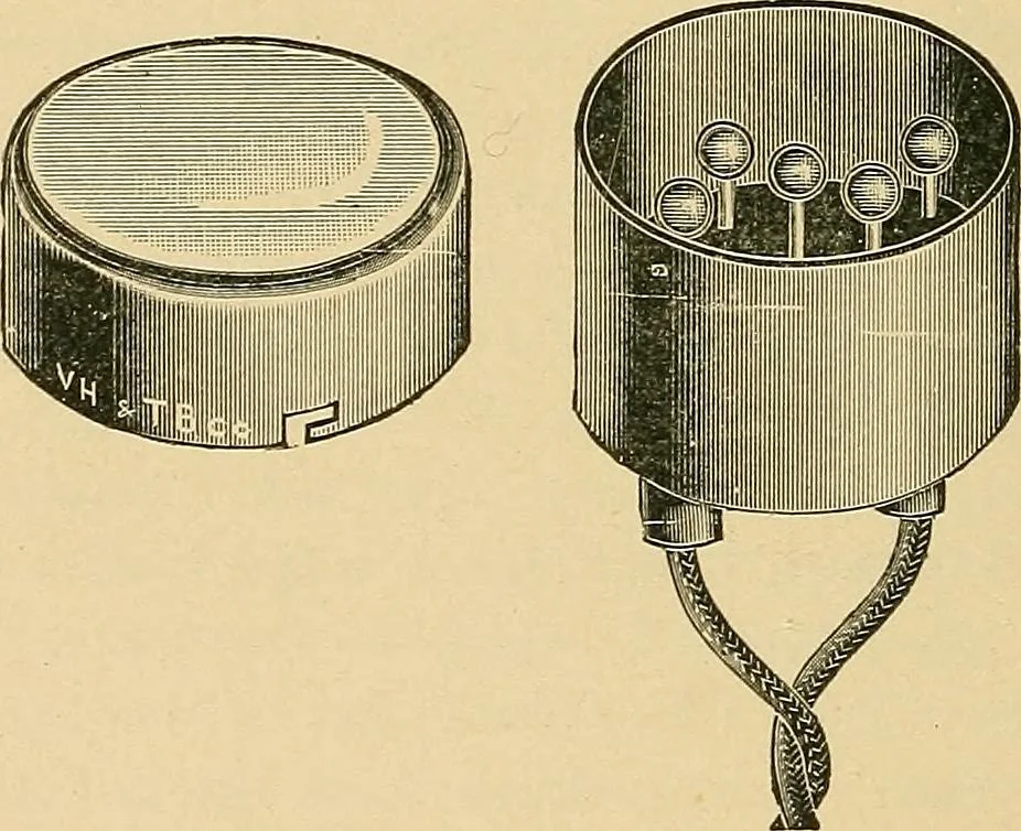 An illustration from Light energy, its physics, physiological action and therapeutic applications, 1904, leaf 673