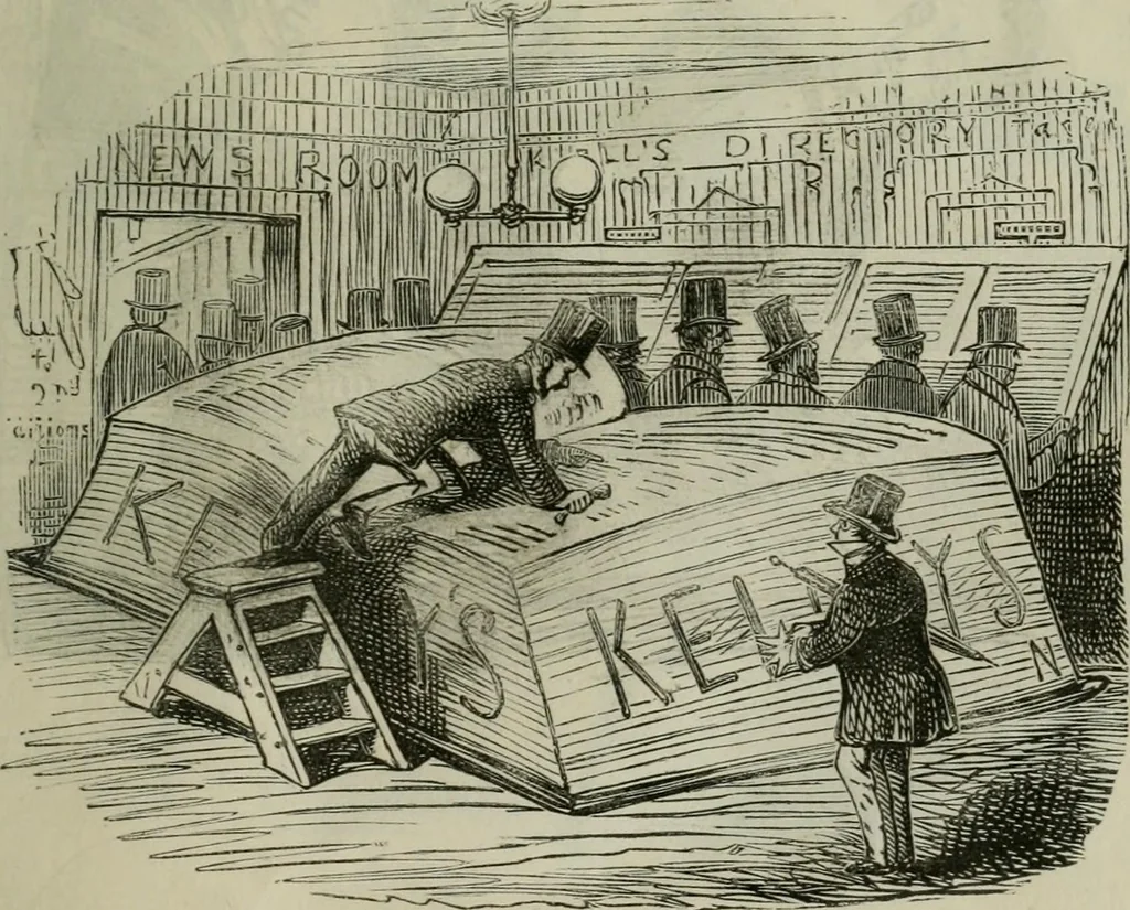 An illustration from Light from the lantern of Diogenes, 1855, leaf 28