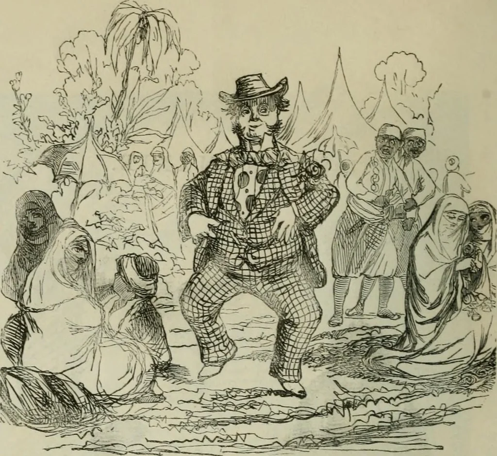 An illustration from Light from the lantern of Diogenes, 1855, leaf 35