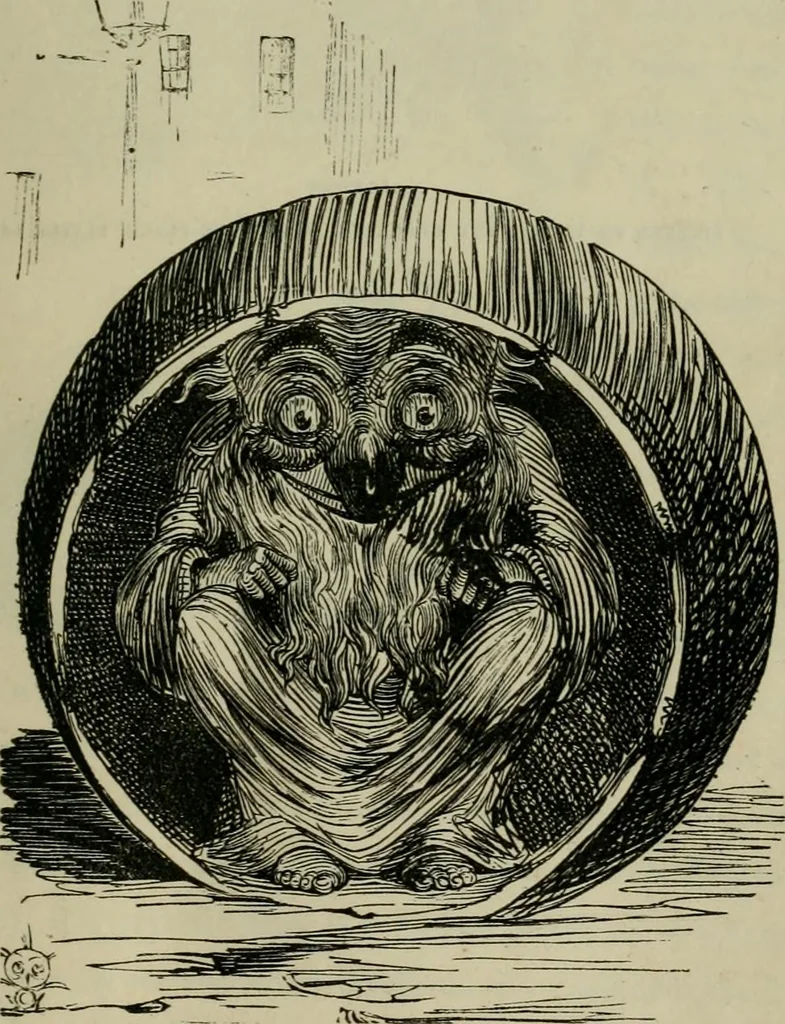 An illustration from Light from the lantern of Diogenes, 1855, leaf 4