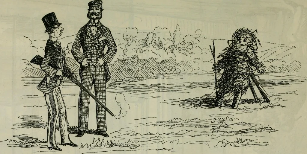 An illustration from Light from the lantern of Diogenes, 1855, leaf 42