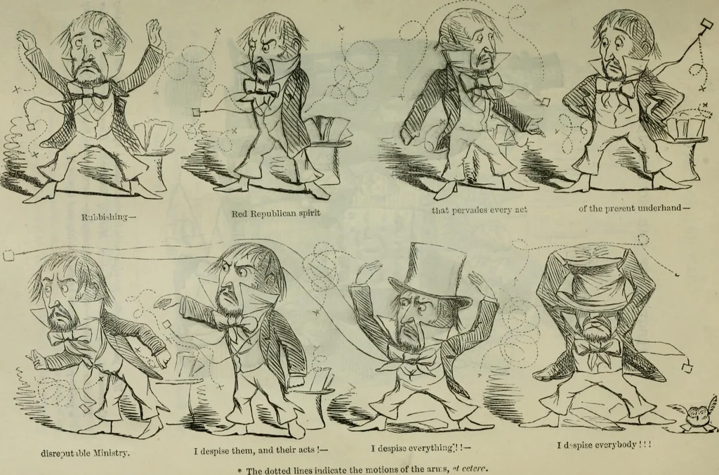 An illustration from Light from the lantern of Diogenes, 1855, leaf 54