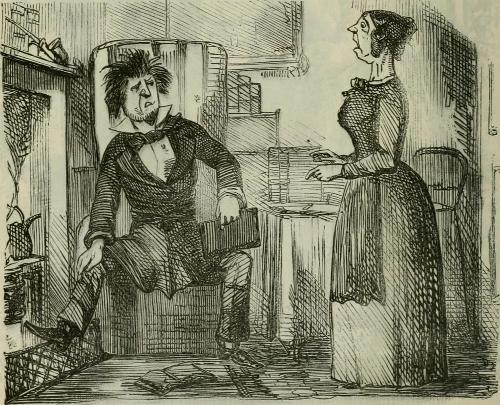 An illustration from Light from the lantern of Diogenes, 1855, leaf 71