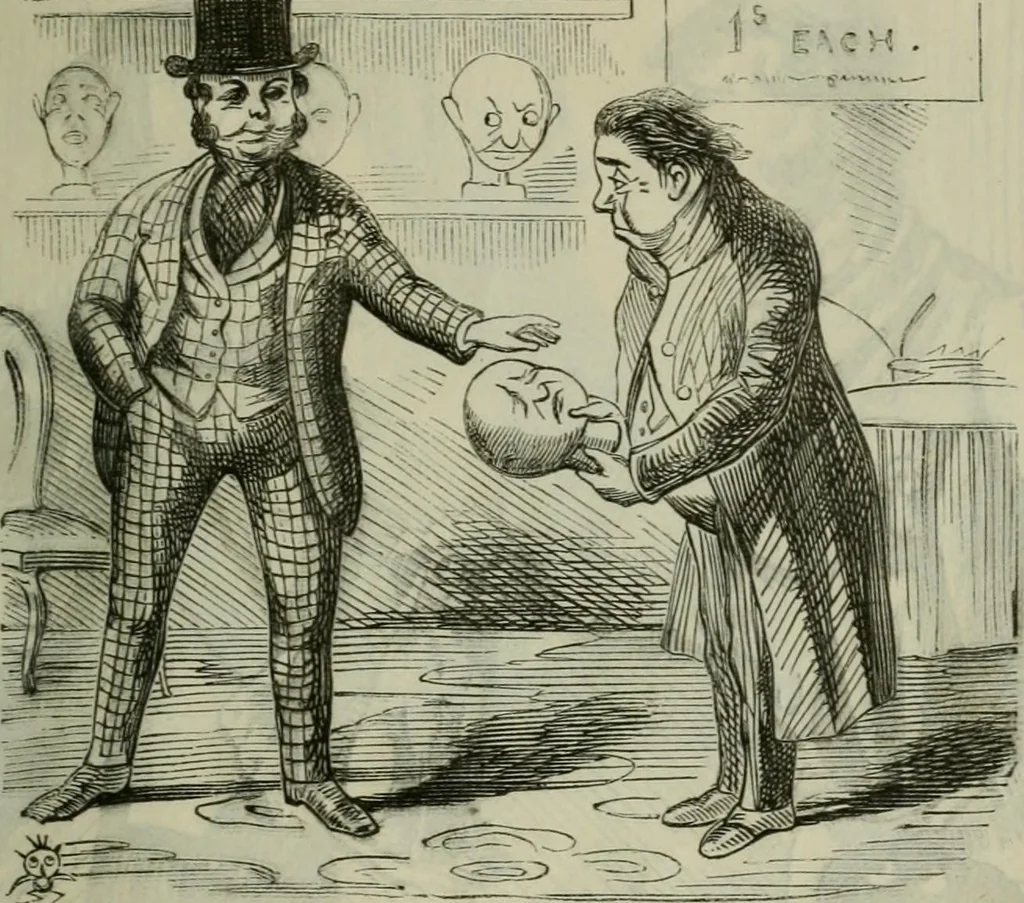 An illustration from Light from the lantern of Diogenes, 1855, leaf 72