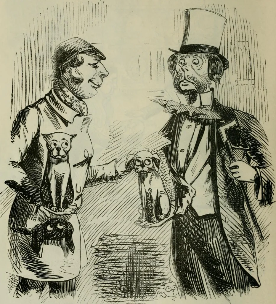An illustration from Light from the lantern of Diogenes, 1855, leaf 73