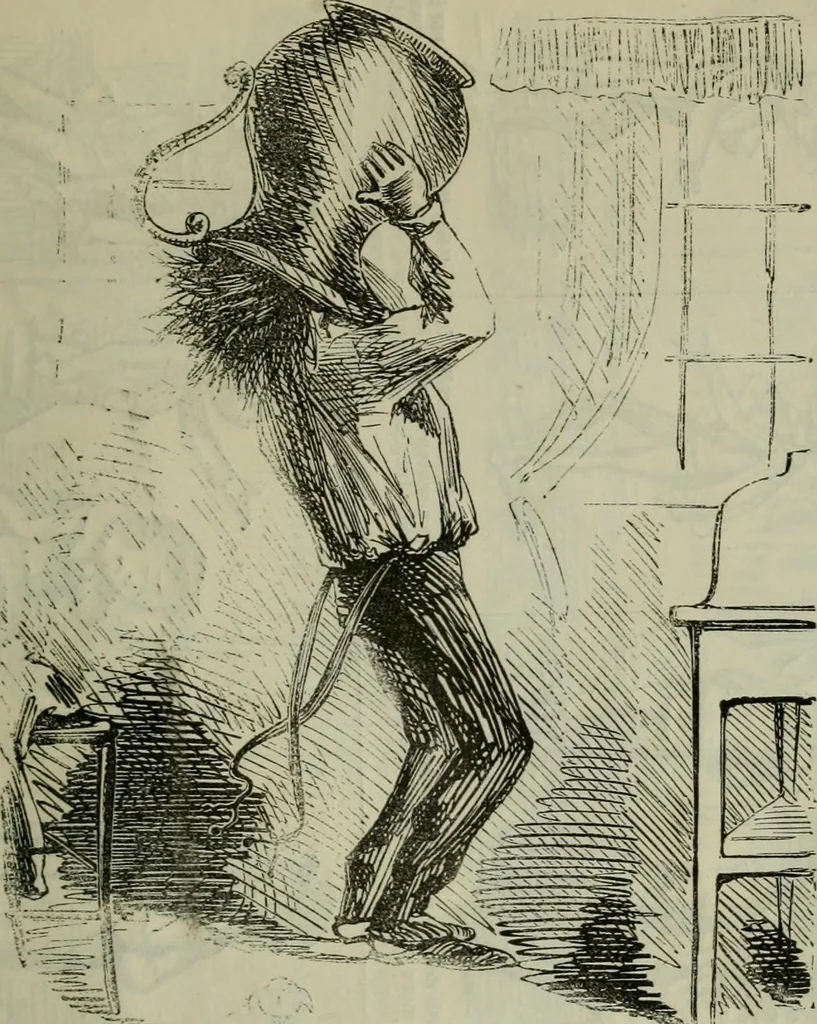 An illustration from Light from the lantern of Diogenes, 1855, leaf 74