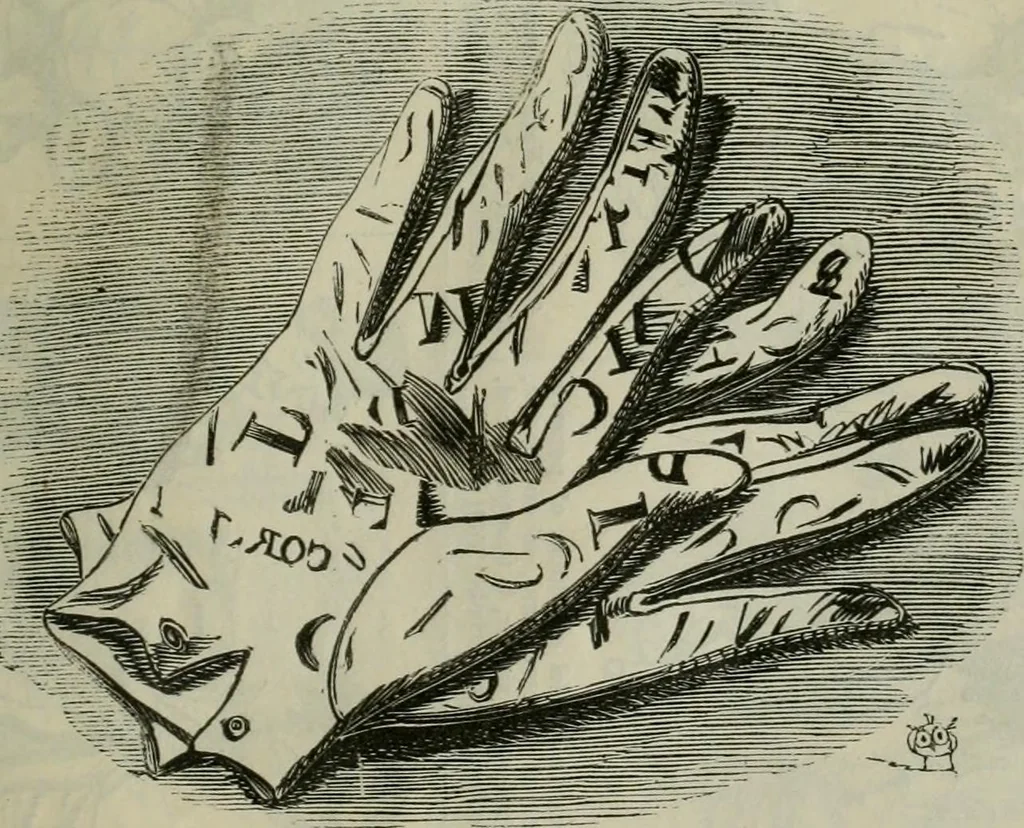 An illustration from Light from the lantern of Diogenes, 1855, leaf 74
