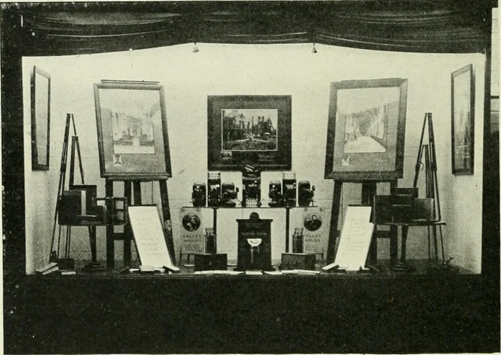 An illustration from Light and lighting, 1908, leaf 157