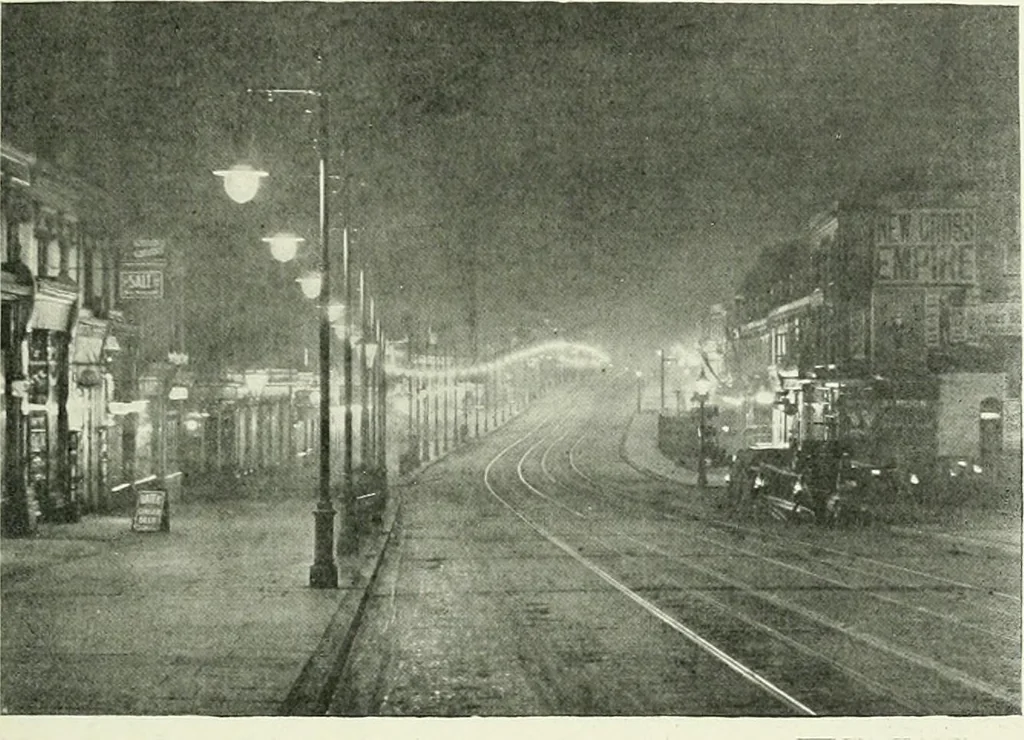 An illustration from Light and lighting, 1908, leaf 168