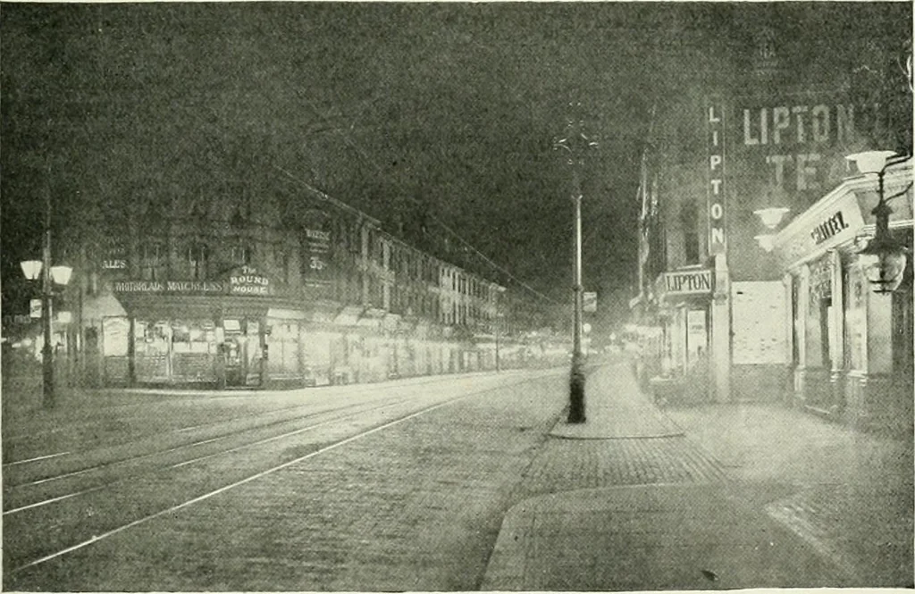 An illustration from Light and lighting, 1908, leaf 168
