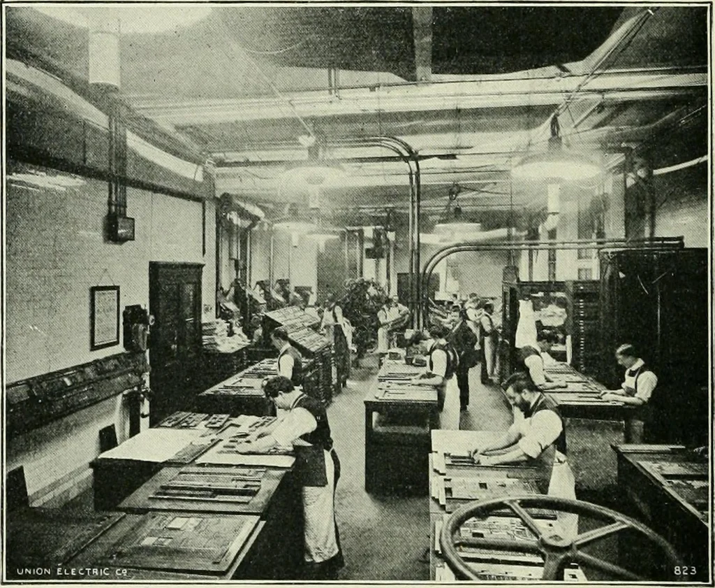 An illustration from Light and lighting, 1908, leaf 217
