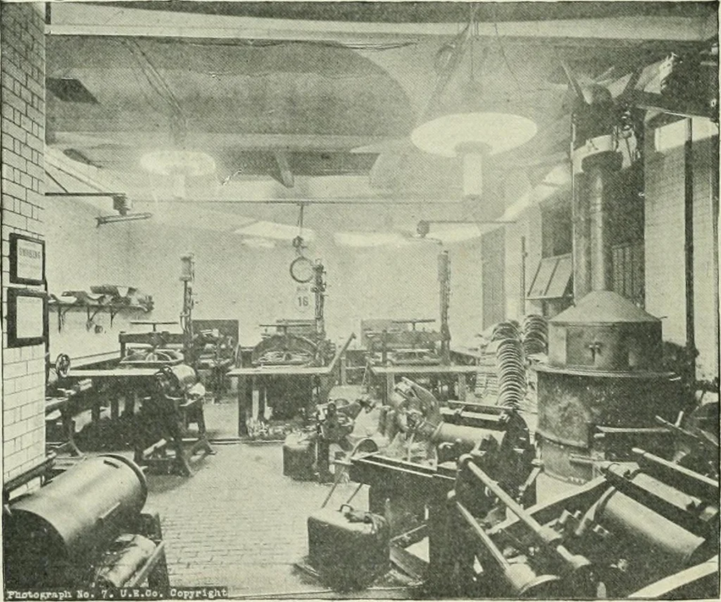 An illustration from Light and lighting, 1908, leaf 219