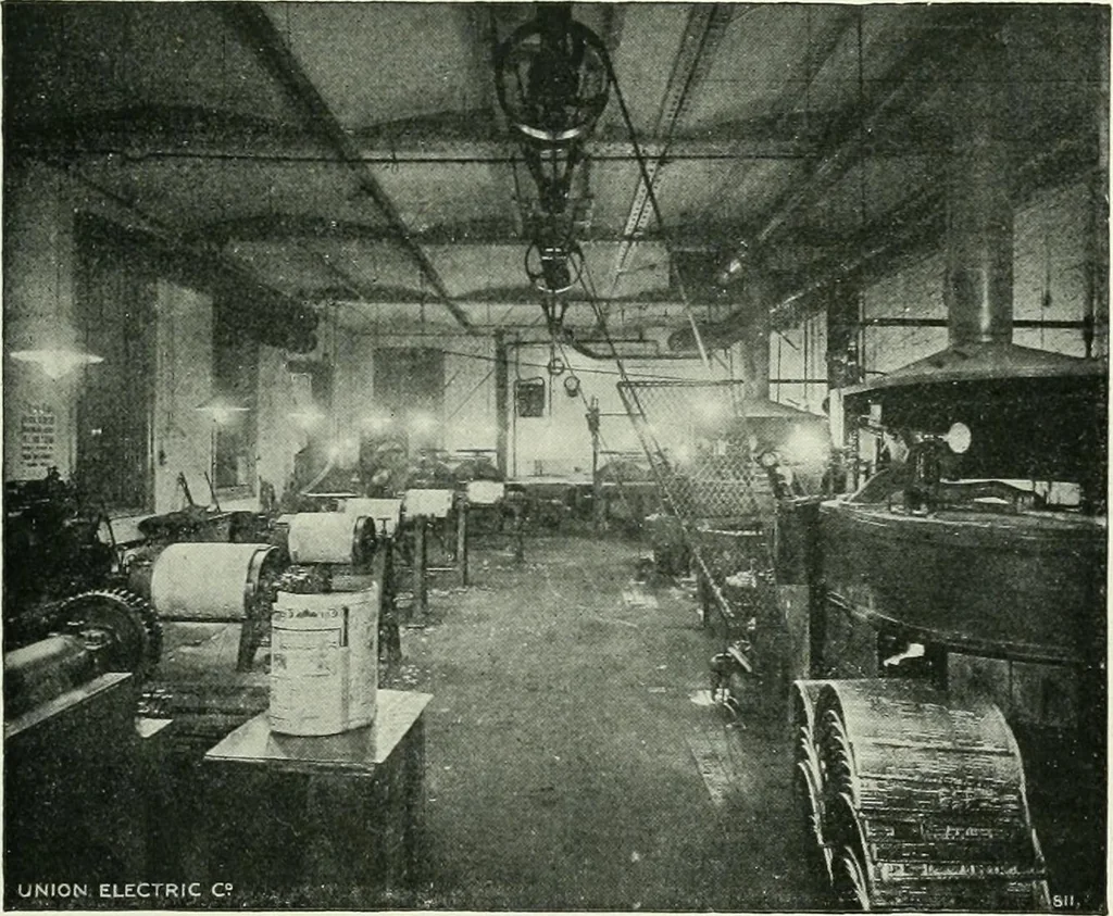 An illustration from Light and lighting, 1908, leaf 220