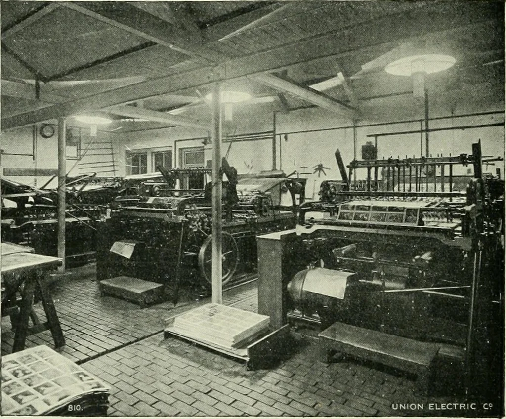 An illustration from Light and lighting, 1908, leaf 227