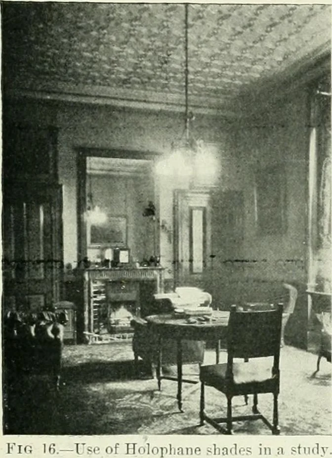 An illustration from Light and lighting, 1908, leaf 274
