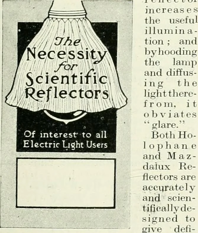An illustration from Light and lighting, 1908, leaf 390