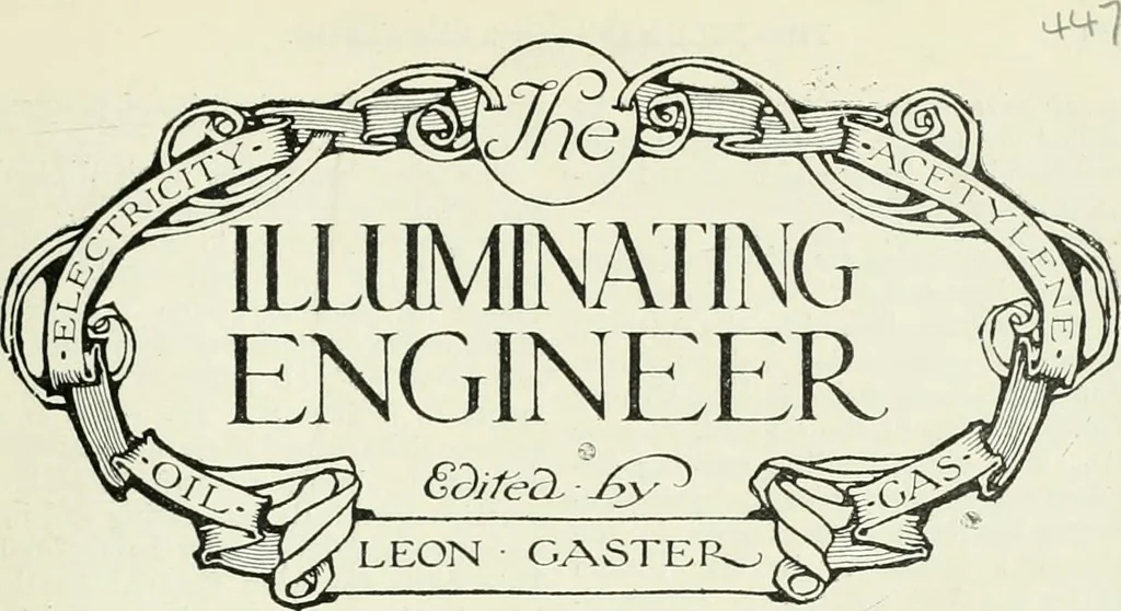 An illustration from Light and lighting, 1908, leaf 476