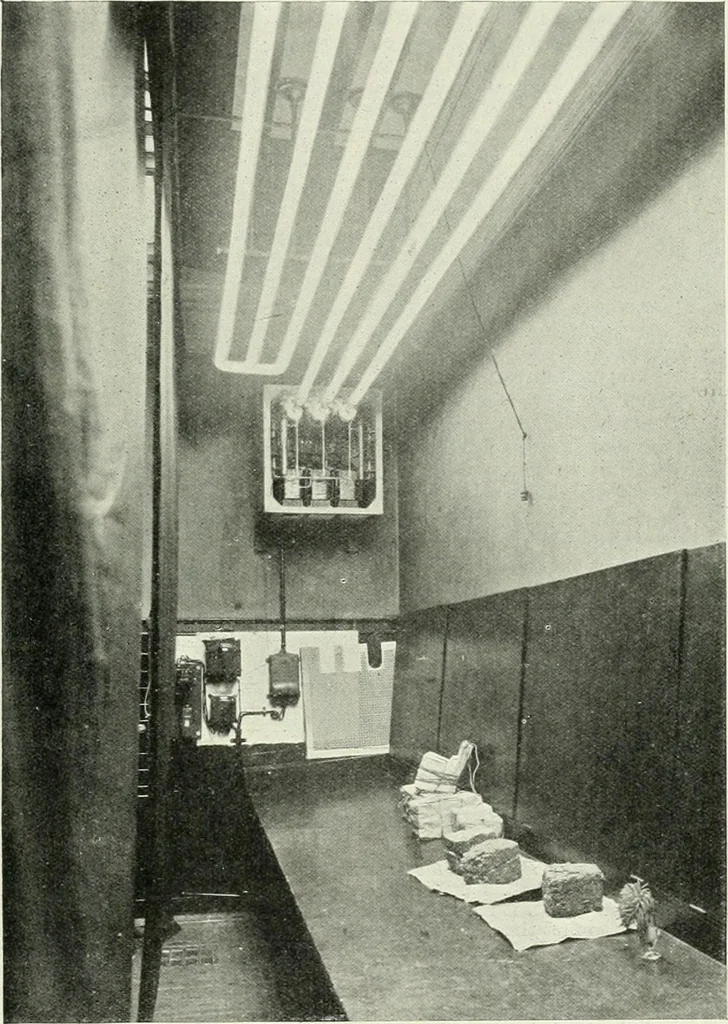 An illustration from Light and lighting, 1908, leaf 496