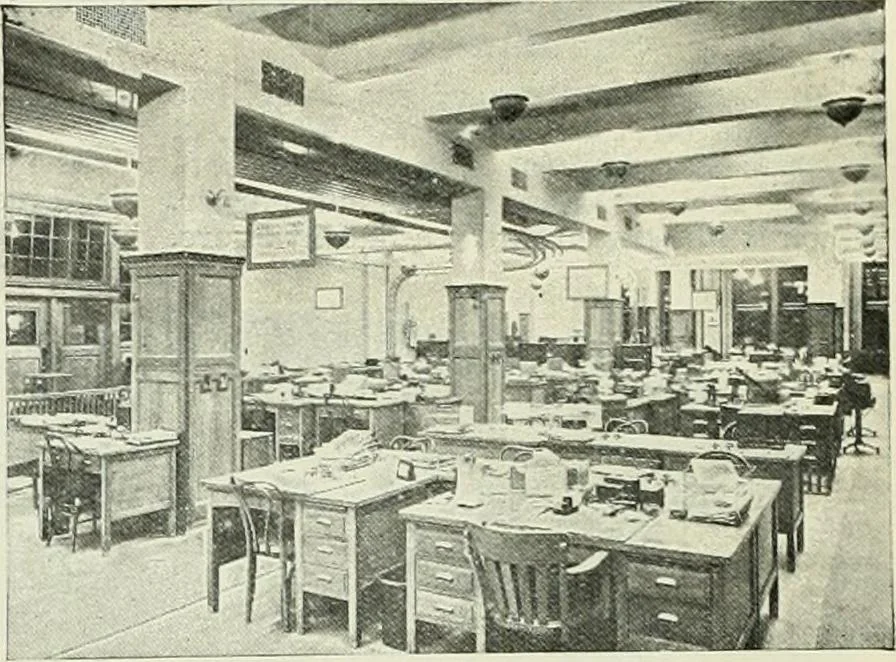 An illustration from Light and lighting, 1908, leaf 513